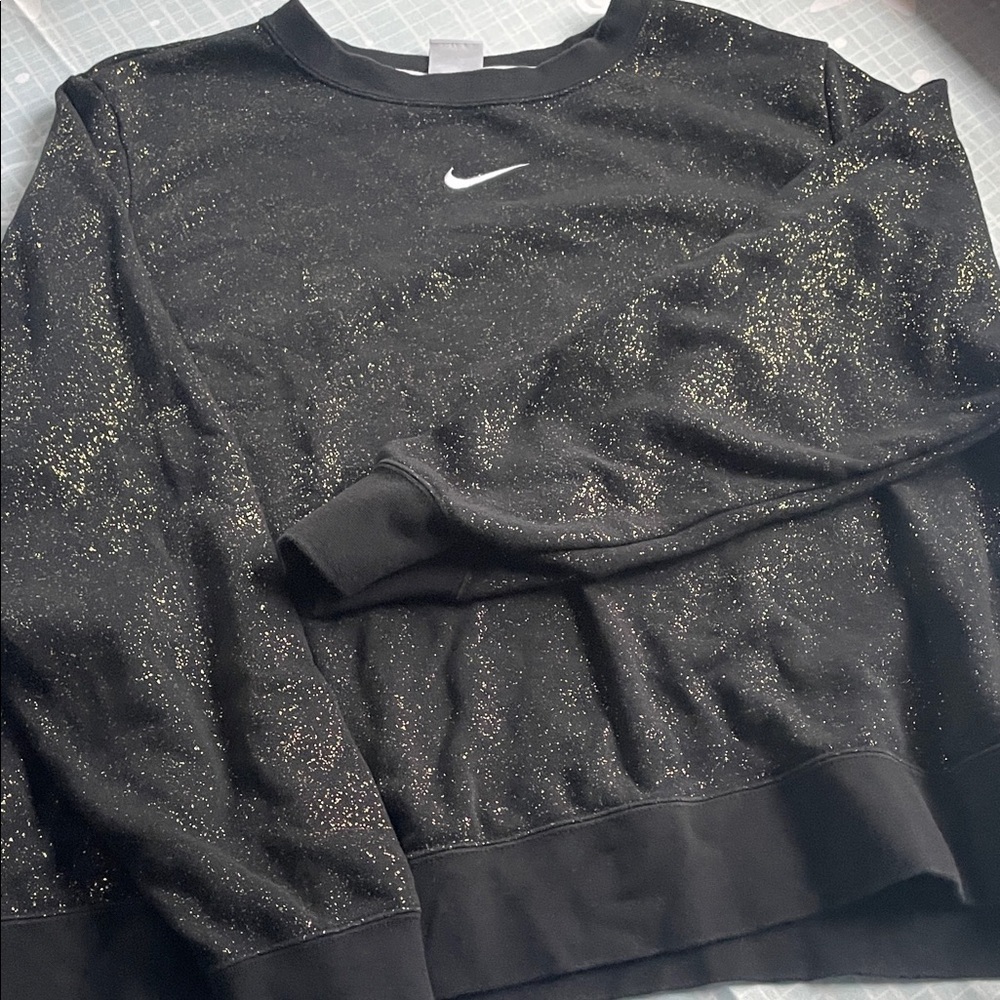 Nike Black Top with Gold Speckles